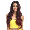 Ombre Long Body Wave Lace Synthetic Hair Wig - Image 4